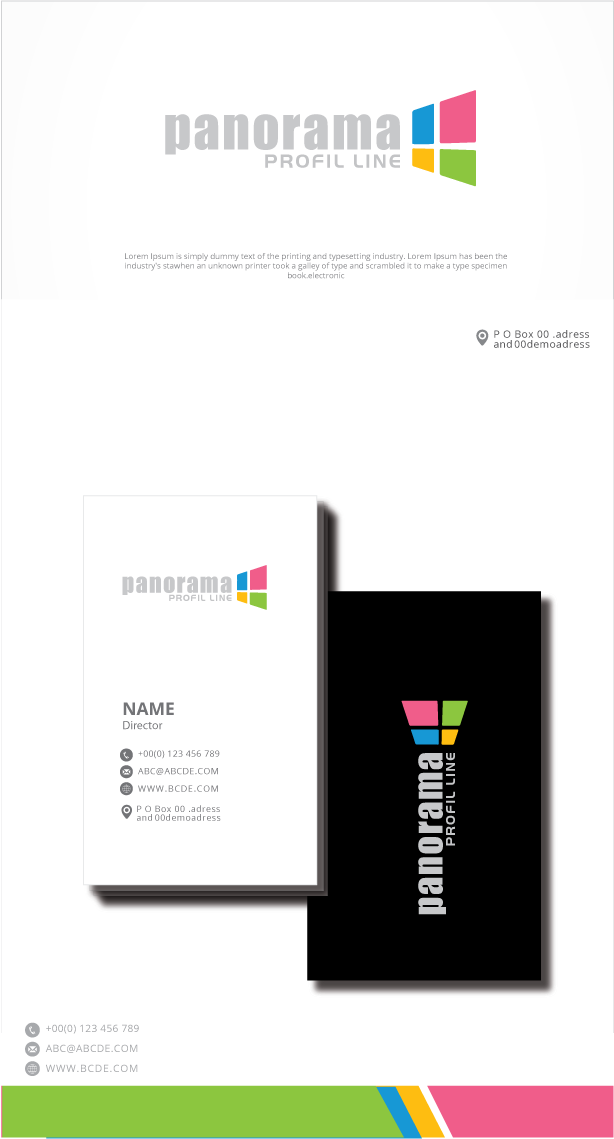 Logo Design by zebronicgraphic for Panorama Profil line SA | Design #33931678