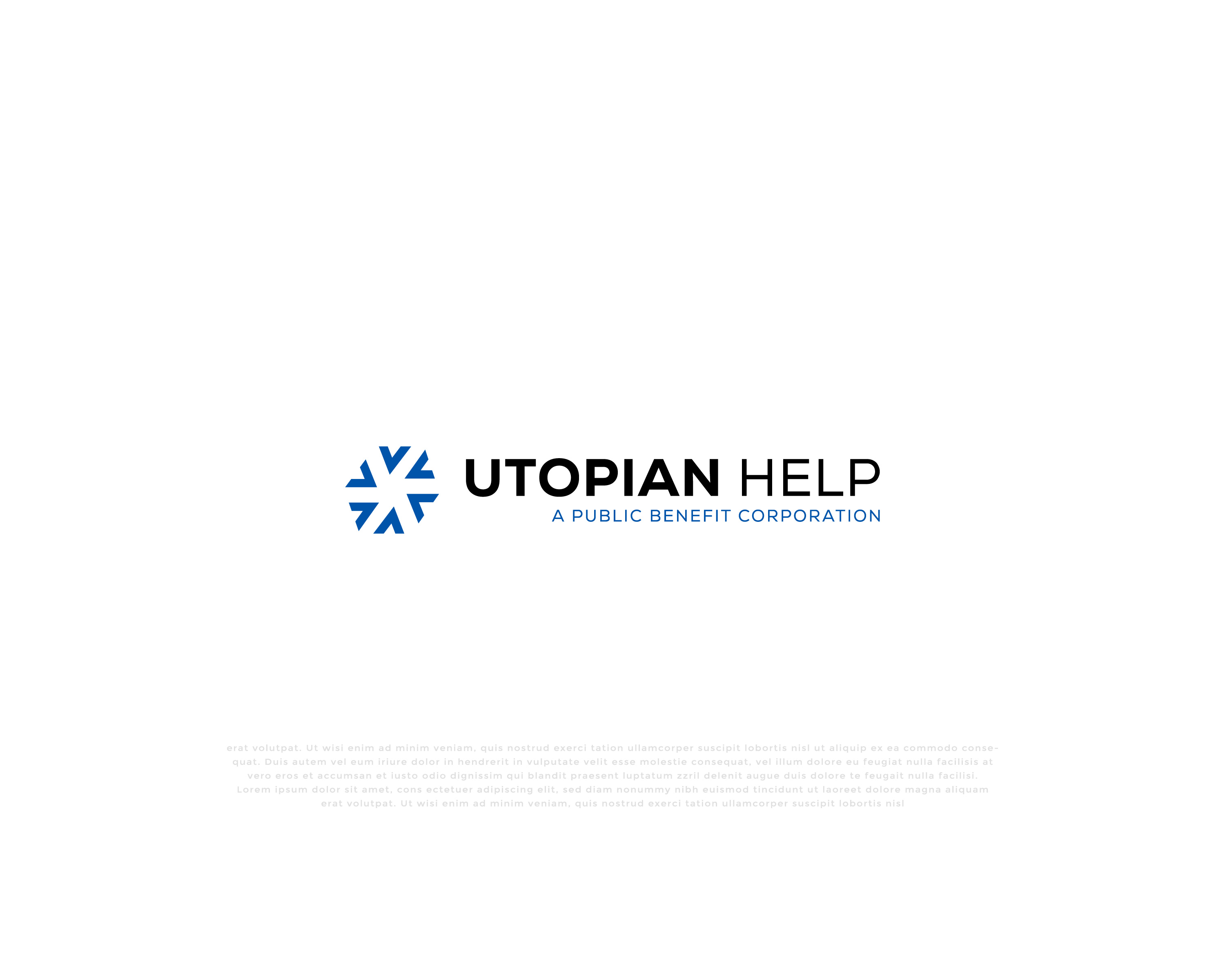 Logo-Design von mehedi.h für Utopian Help PBC | Design #33945919