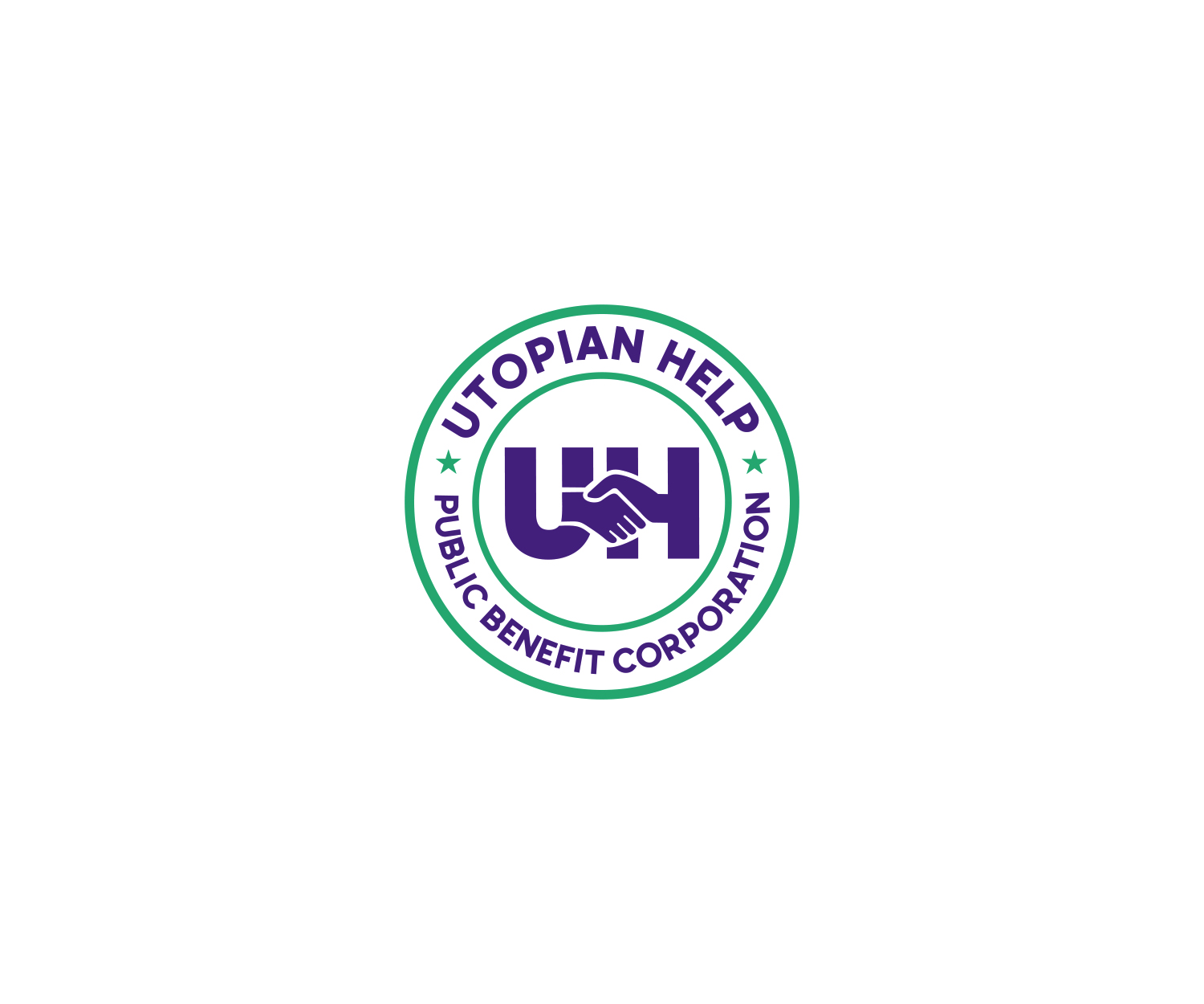 Logo Design by Vishak vasu for Utopian Help PBC | Design #33982344