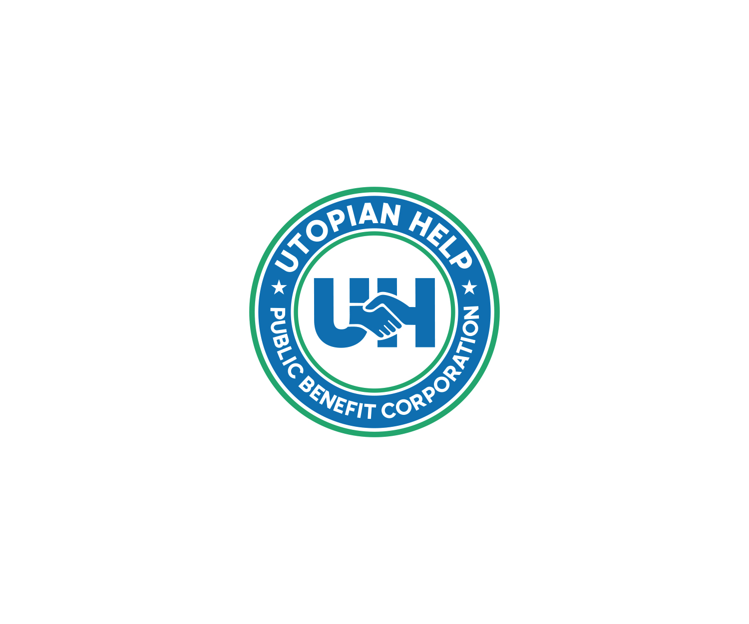 Logo Design by Vishak vasu for Utopian Help PBC | Design #33988219