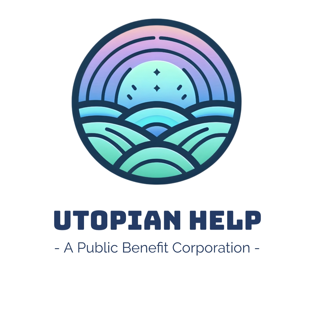 Logo-Design von lindaromi für Utopian Help PBC | Design #33980848