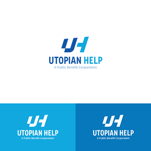 Logo Design by Maxo-Biz for Utopian Help PBC | Design: #33946086
