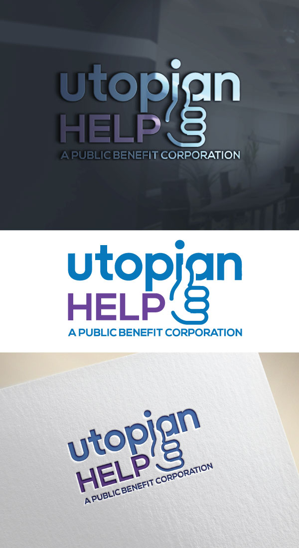 Logo Design by AB design ..... for Utopian Help PBC | Design #33933985