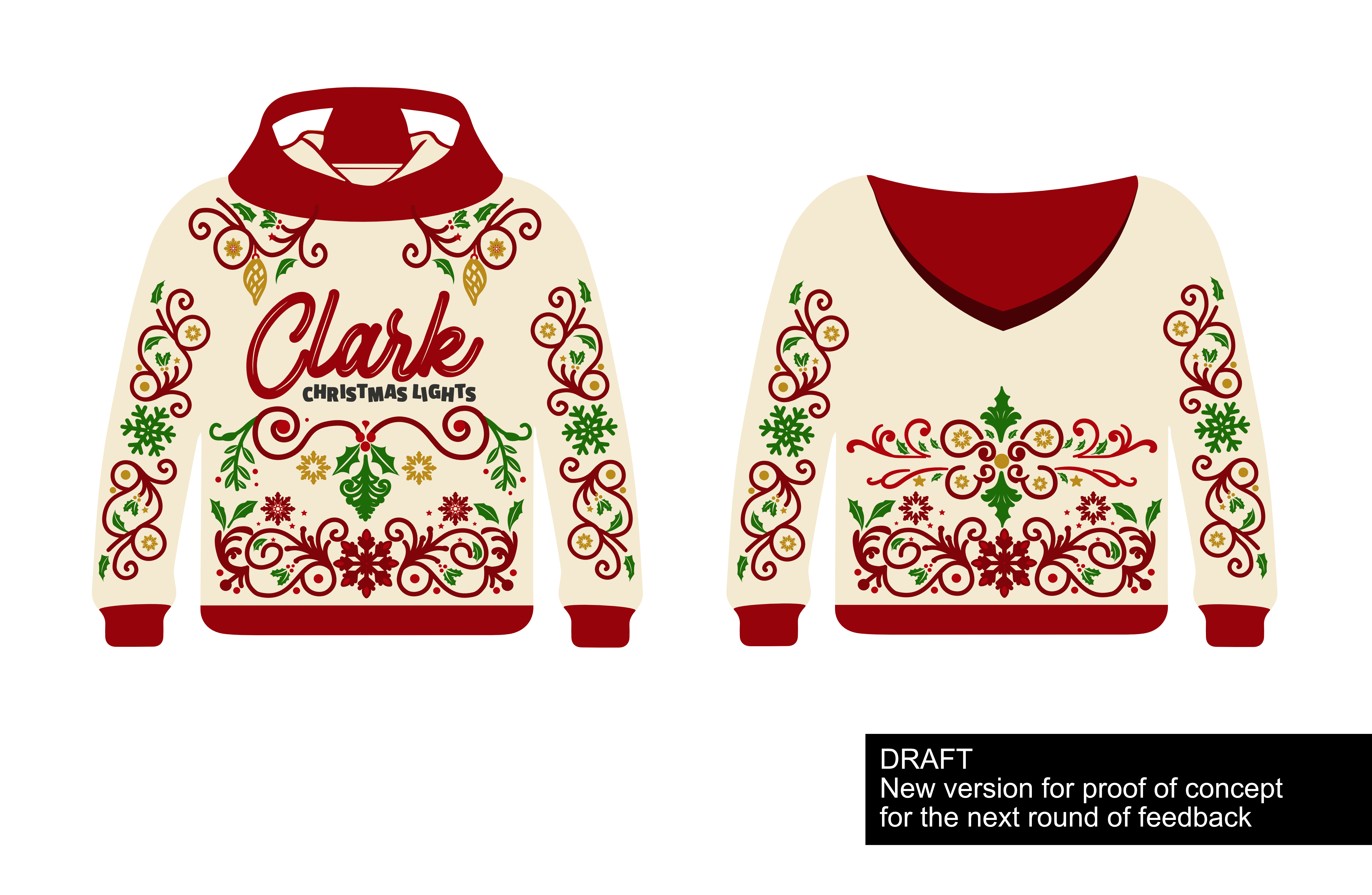 T-shirt Design by AnninWonderland for Clark Christmas Lights | Design #33948761