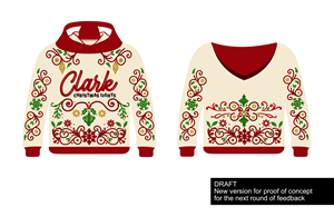 T-shirt Design by AnninWonderland for Clark Christmas Lights | Design: #33948761