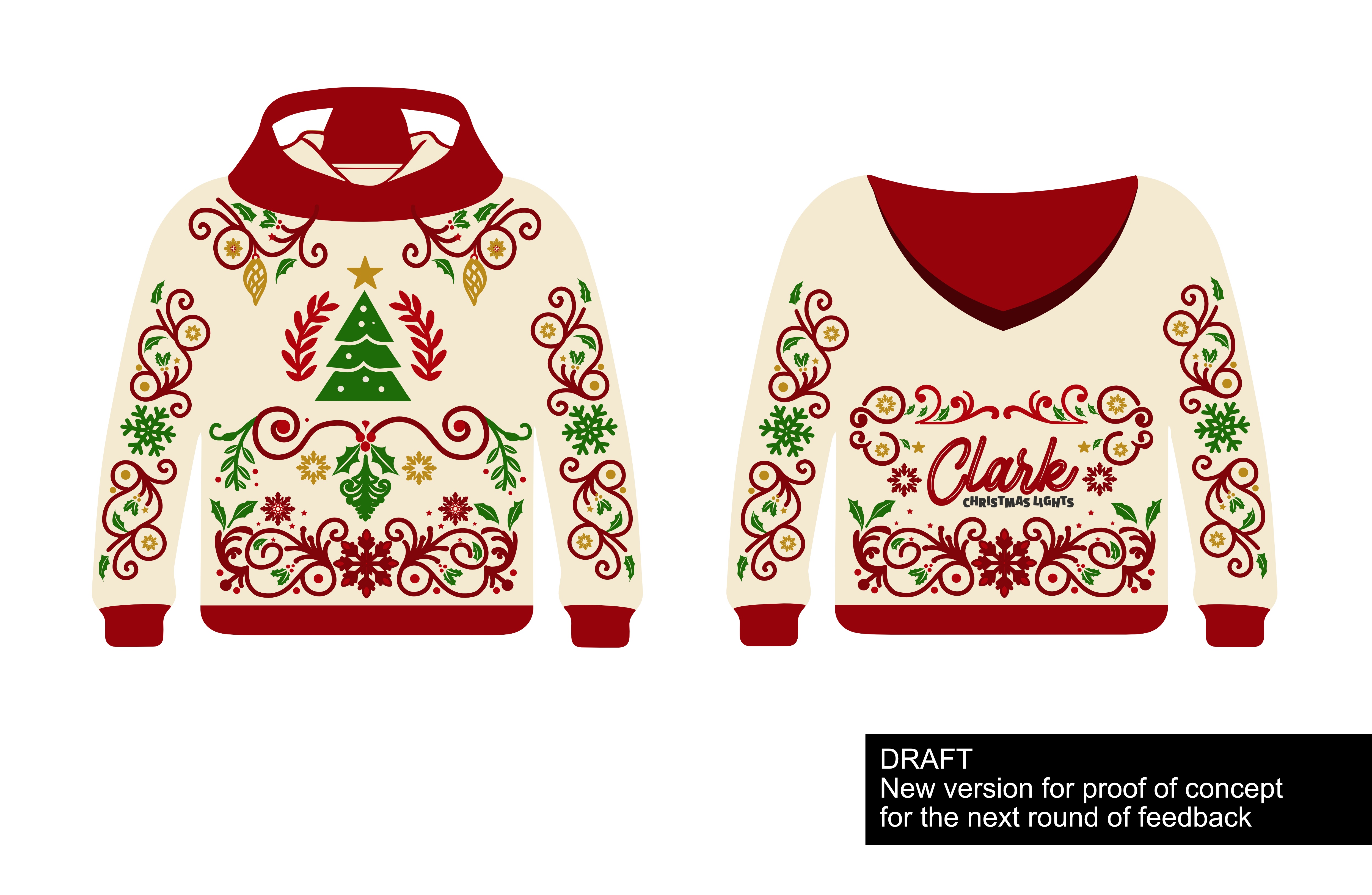 T-shirt Design by AnninWonderland for Clark Christmas Lights | Design #33948763