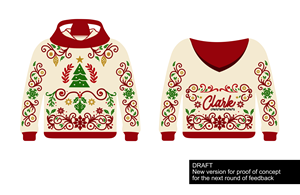 T-shirt Design by AnninWonderland for Clark Christmas Lights | Design: #33948763