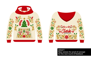 T-shirt Design by AnninWonderland for Clark Christmas Lights | Design: #33948917
