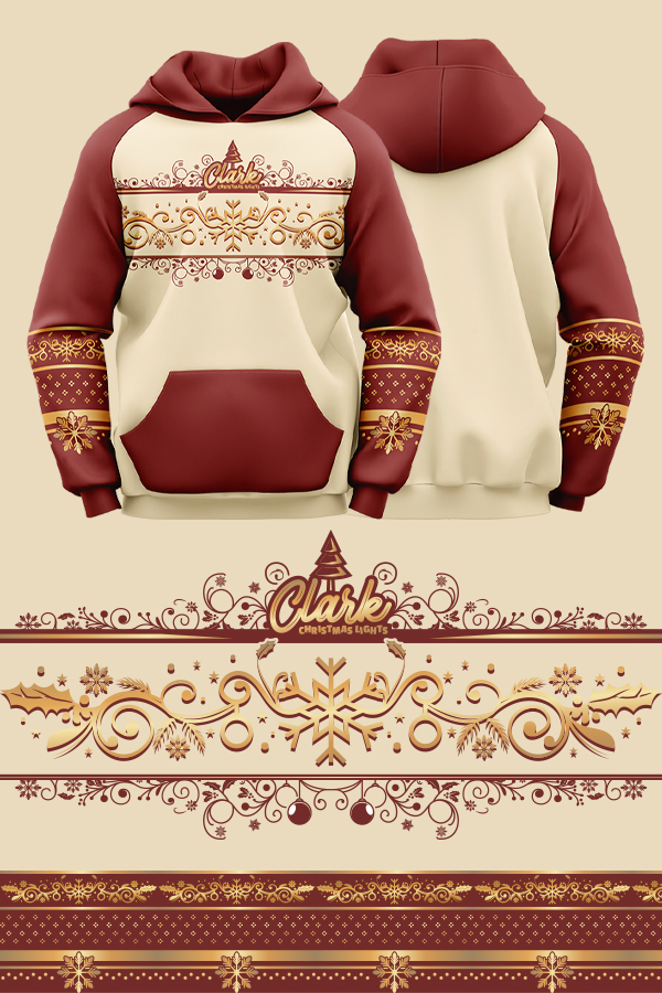 Diseño de Camiseta por HELLOCRUNK para Clark Christmas Lights | Diseño #33960806