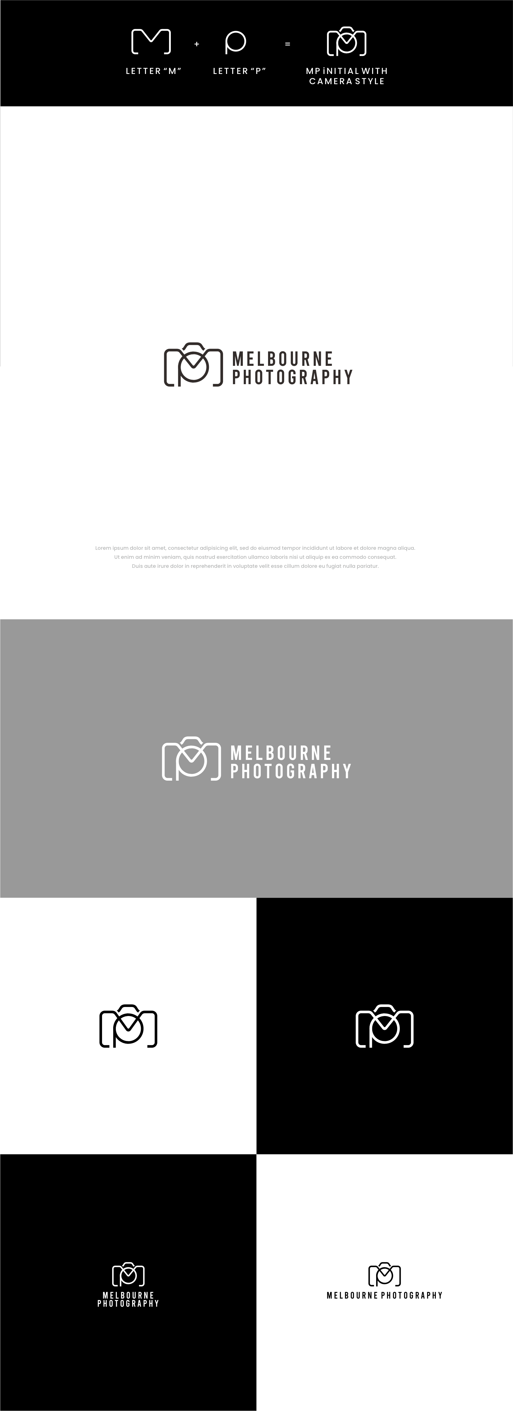 Logo Design by Low_vertical for Melbourne Photography PTY LTD | Design #34016569
