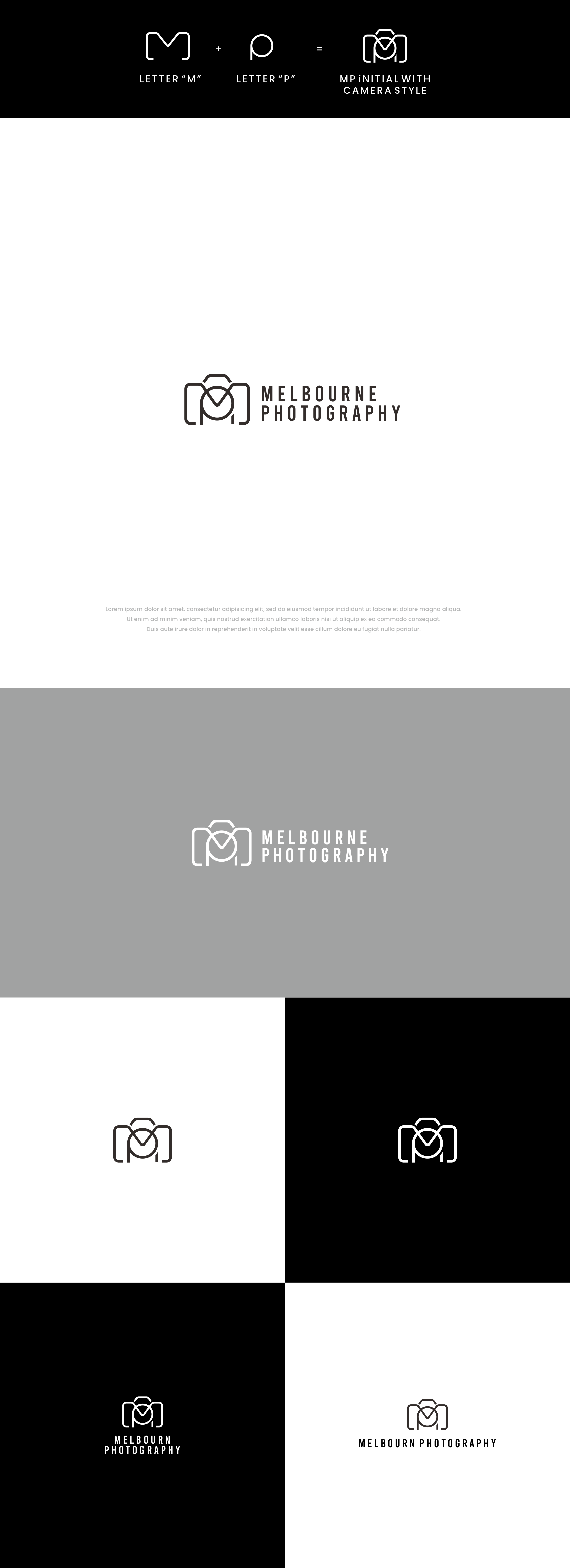 Logo Design by Low_vertical for Melbourne Photography PTY LTD | Design #34017218