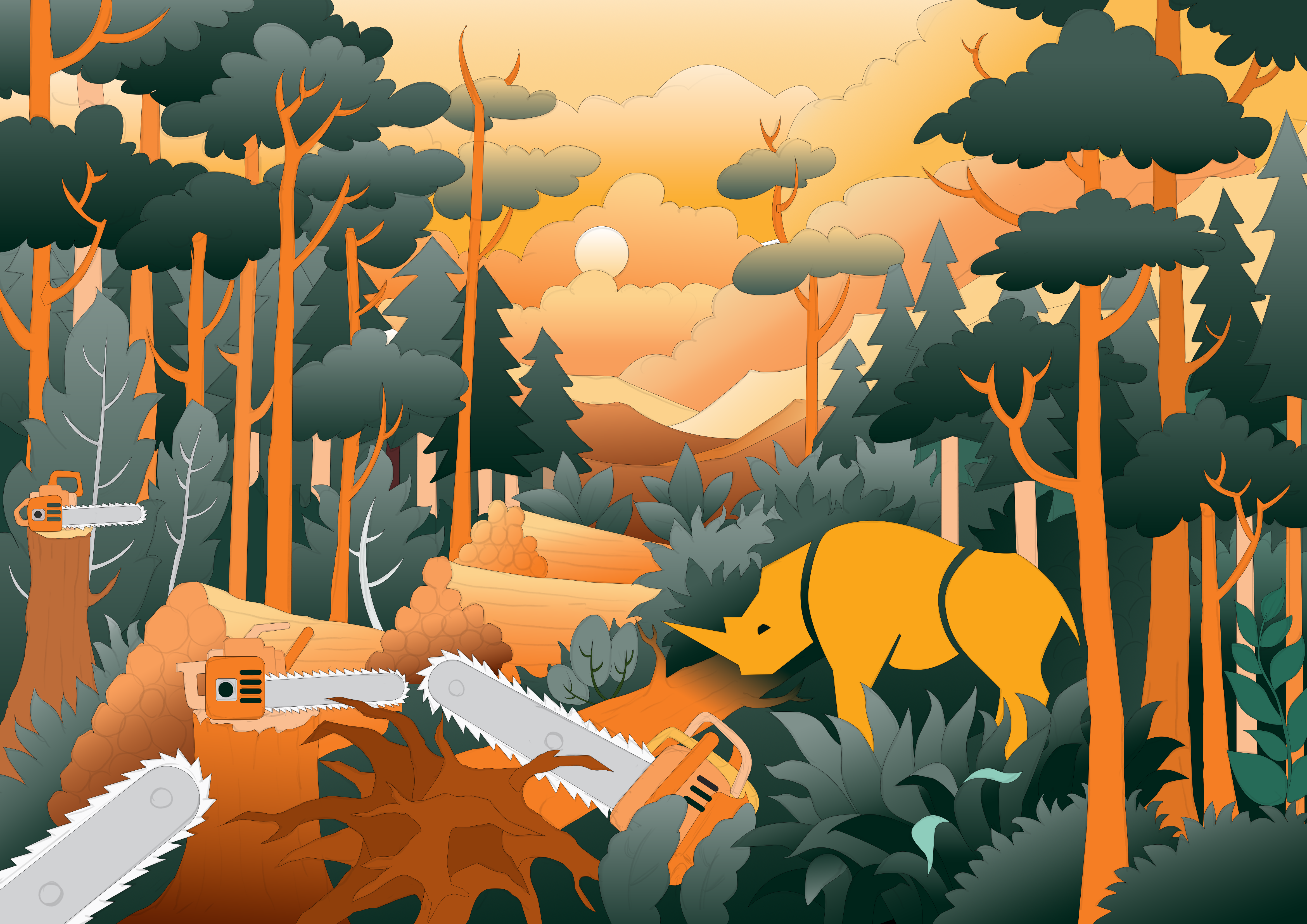 Illustration Design by ELAMANTS for this project | Design #34242442