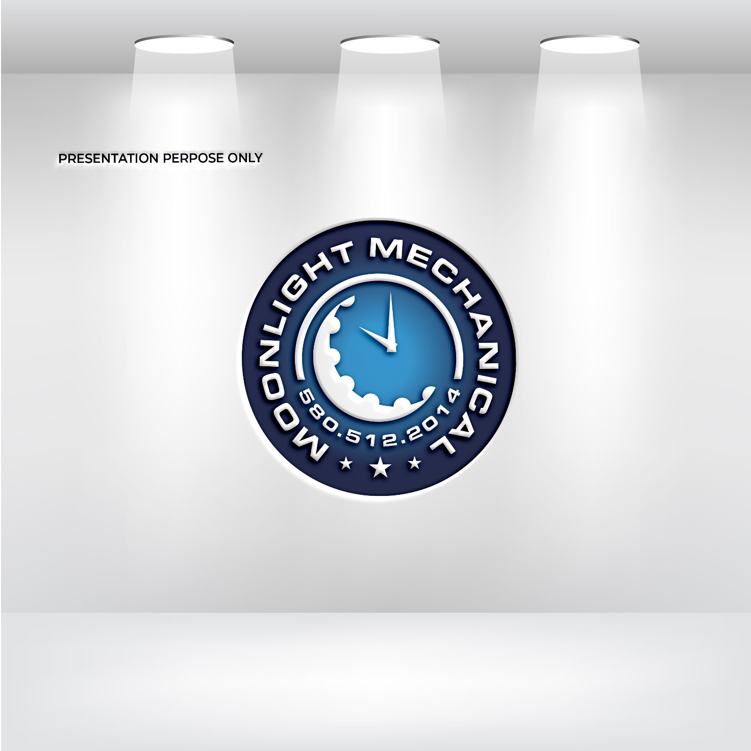 Logo Design by RS_Design for Moonlight Mechanical | Design #33946528