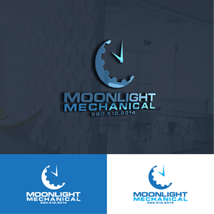 Logo Design by sengkuat for Moonlight Mechanical | Design: #33955108