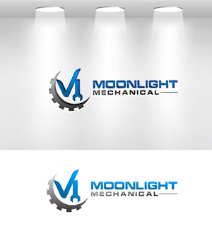 Logo Design by VisionCraft™ for Moonlight Mechanical | Design: #33949355