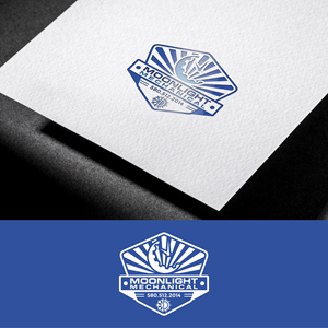 Logo Design by Bione for Moonlight Mechanical | Design: #33948889