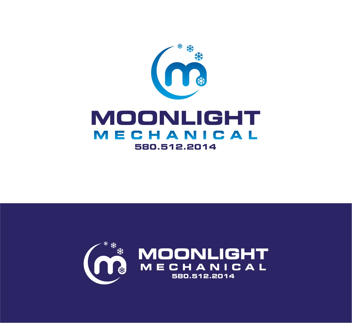 Logo Design by Dave Paresh for Moonlight Mechanical | Design #33948089