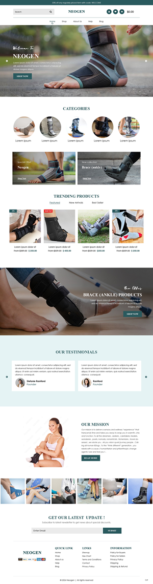 Shopify Design by pb for this project | Design #33956715