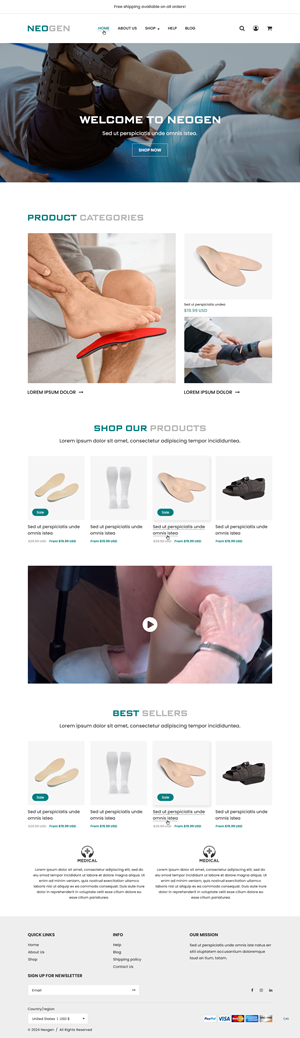 Diseño de Shopify por pb para este proyecto | Diseño: #33956719