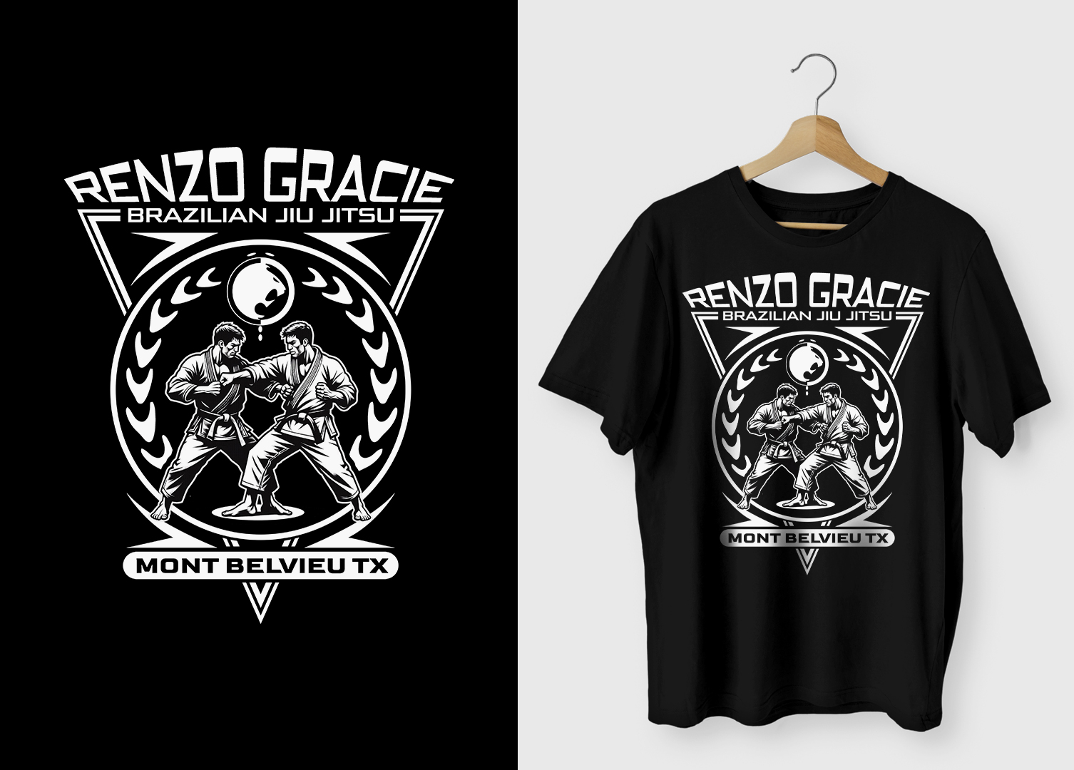 T-Shirt-Design von Elsa Designs für Renzo Gracie MBV | Design #33959864