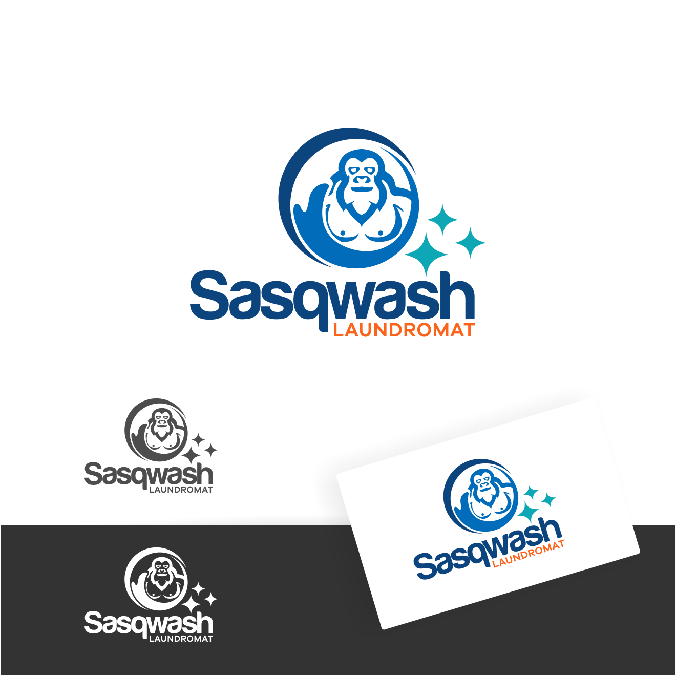 Logo Design by Arham Hidayat for Laundry Land Laundromat | Design #33974061