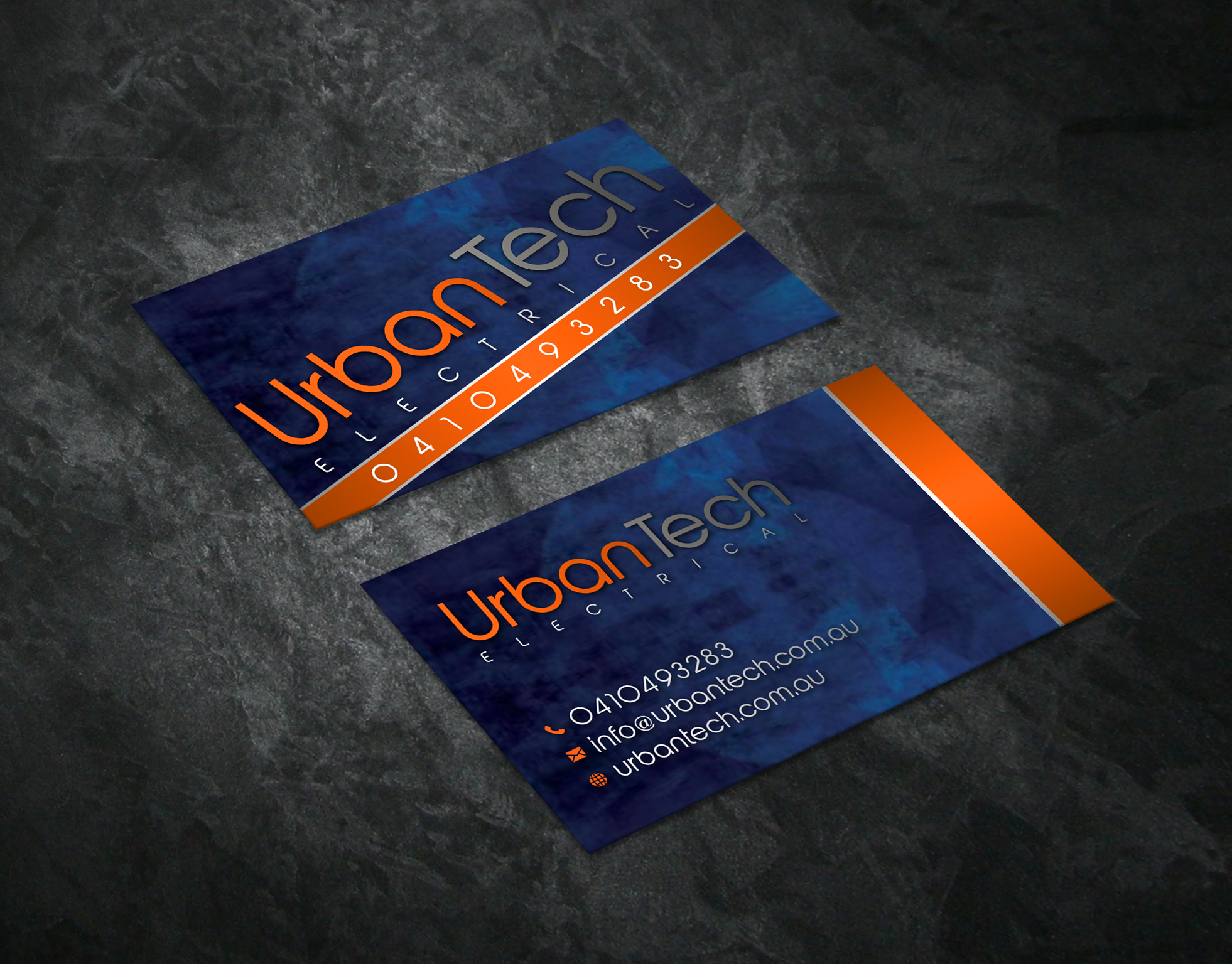 Business Card Design by Creative Moon Design for Urbantech electrical | Design #33959587