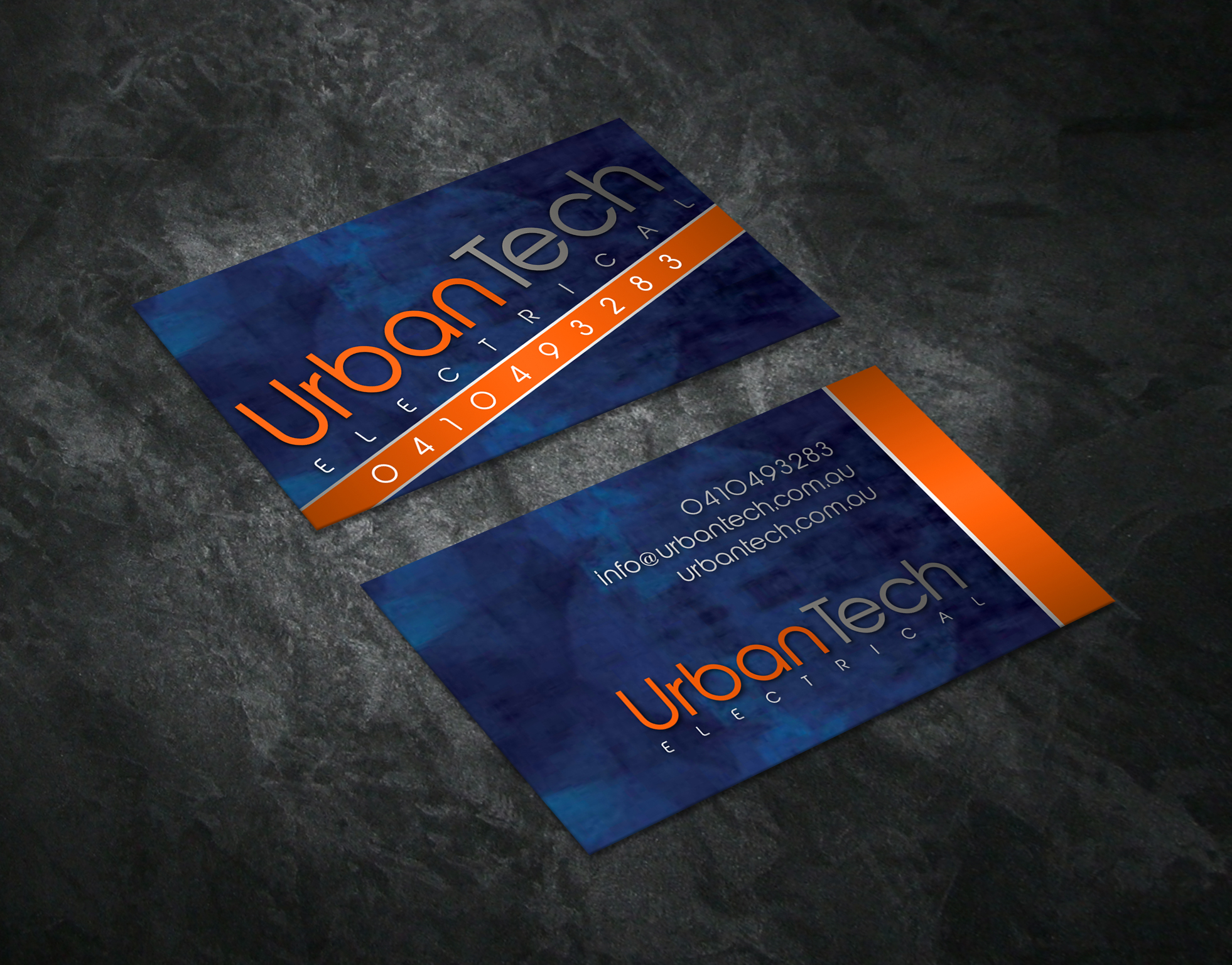 Business Card Design by Creative Moon Design for Urbantech electrical | Design #33960458