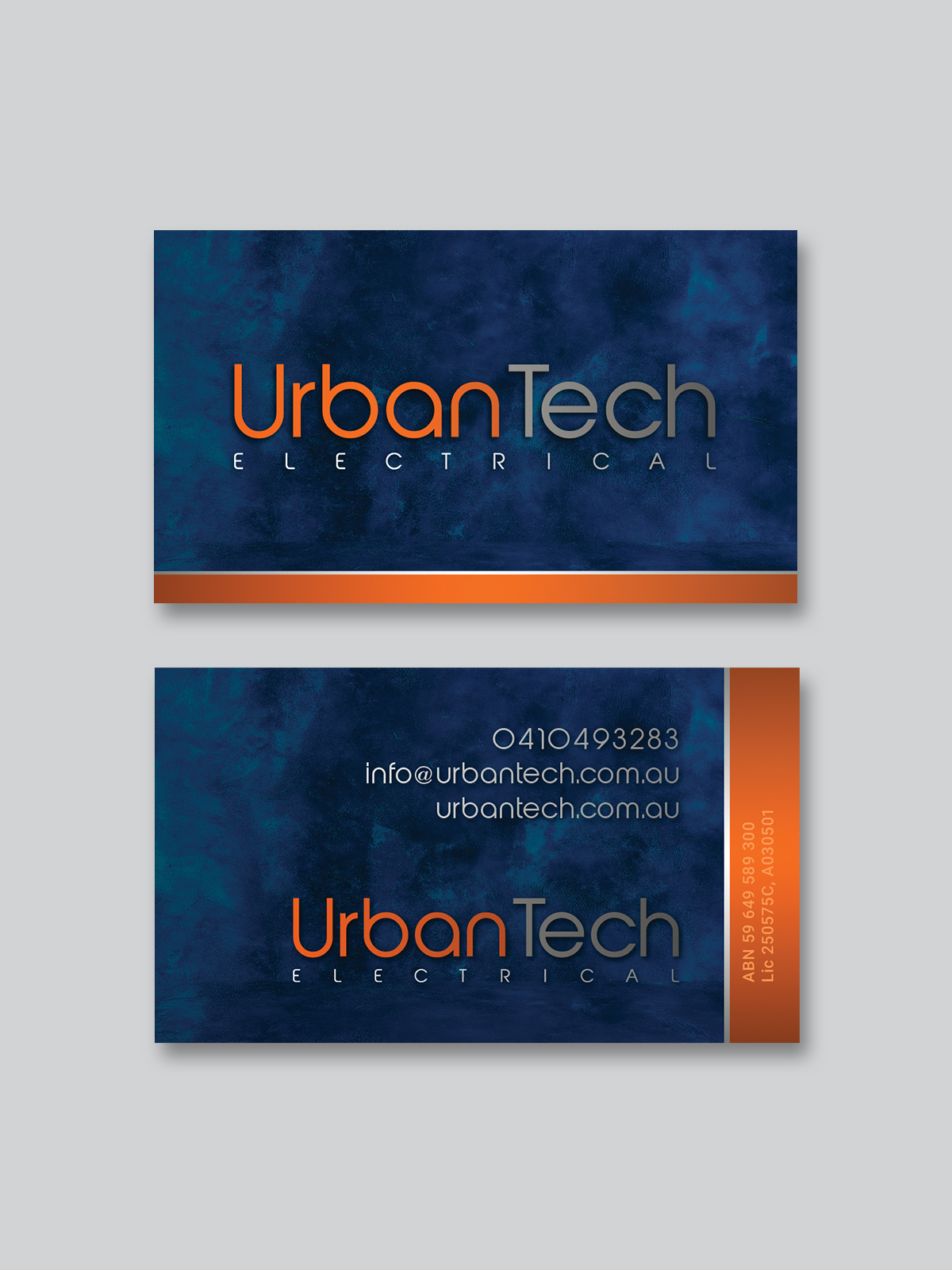 Business Card Design by Creative Moon Design for Urbantech electrical | Design #33973912