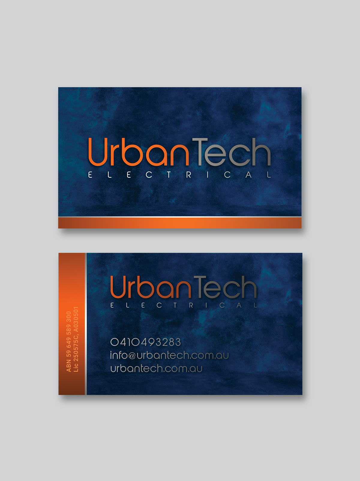 Business Card Design by Creative Moon Design for Urbantech electrical | Design #33973933