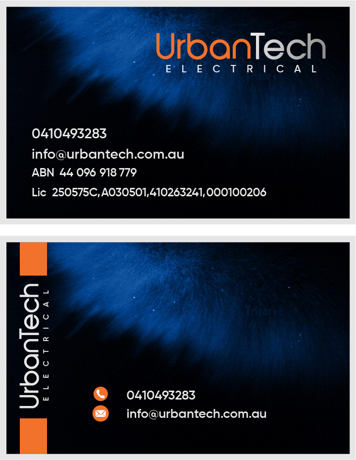 Business Card Design by graphicawy for Urbantech electrical | Design #33953726