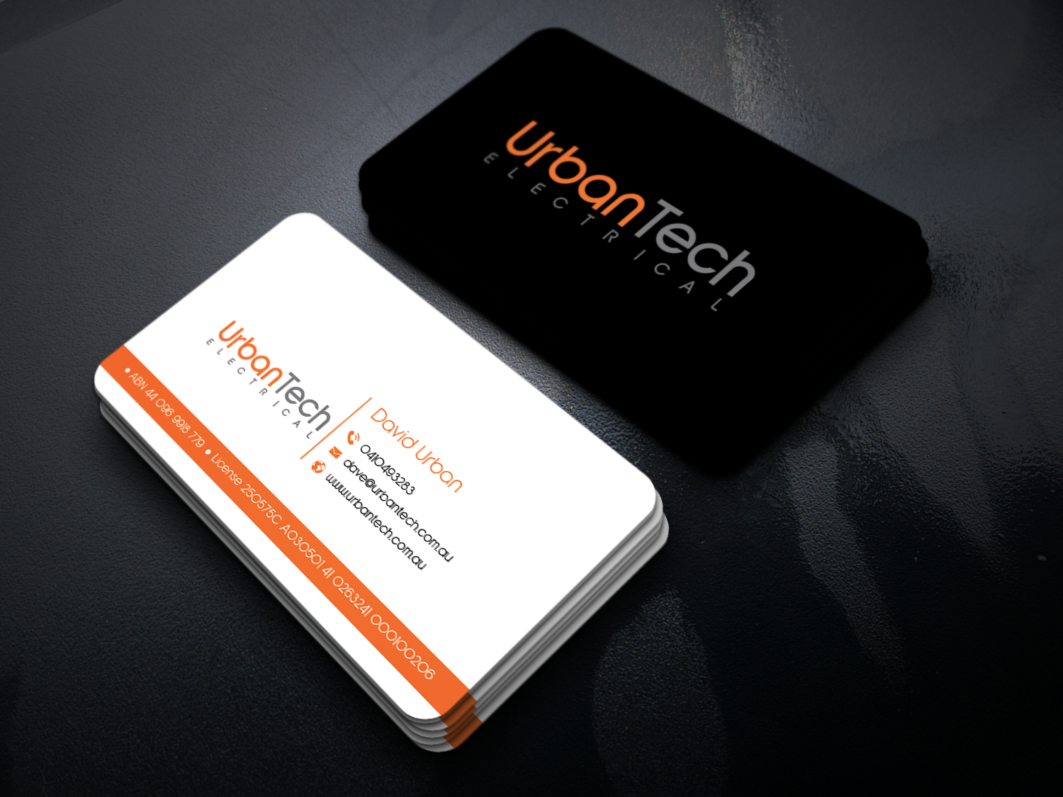 Business Card Design by Graphixpointt for Urbantech electrical | Design #33952275