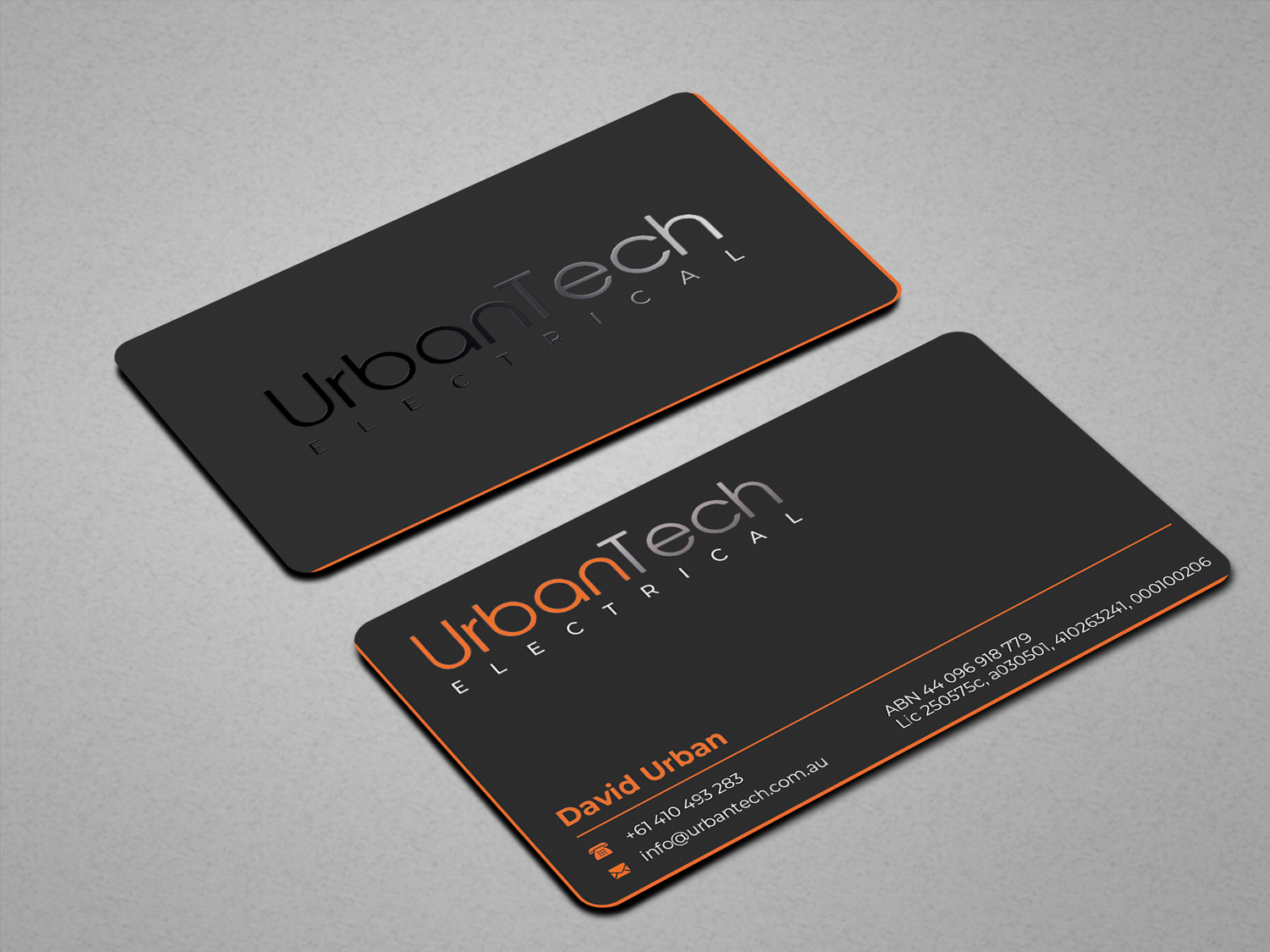 Business Card Design by Innovative Graphix for Urbantech electrical | Design #33953979