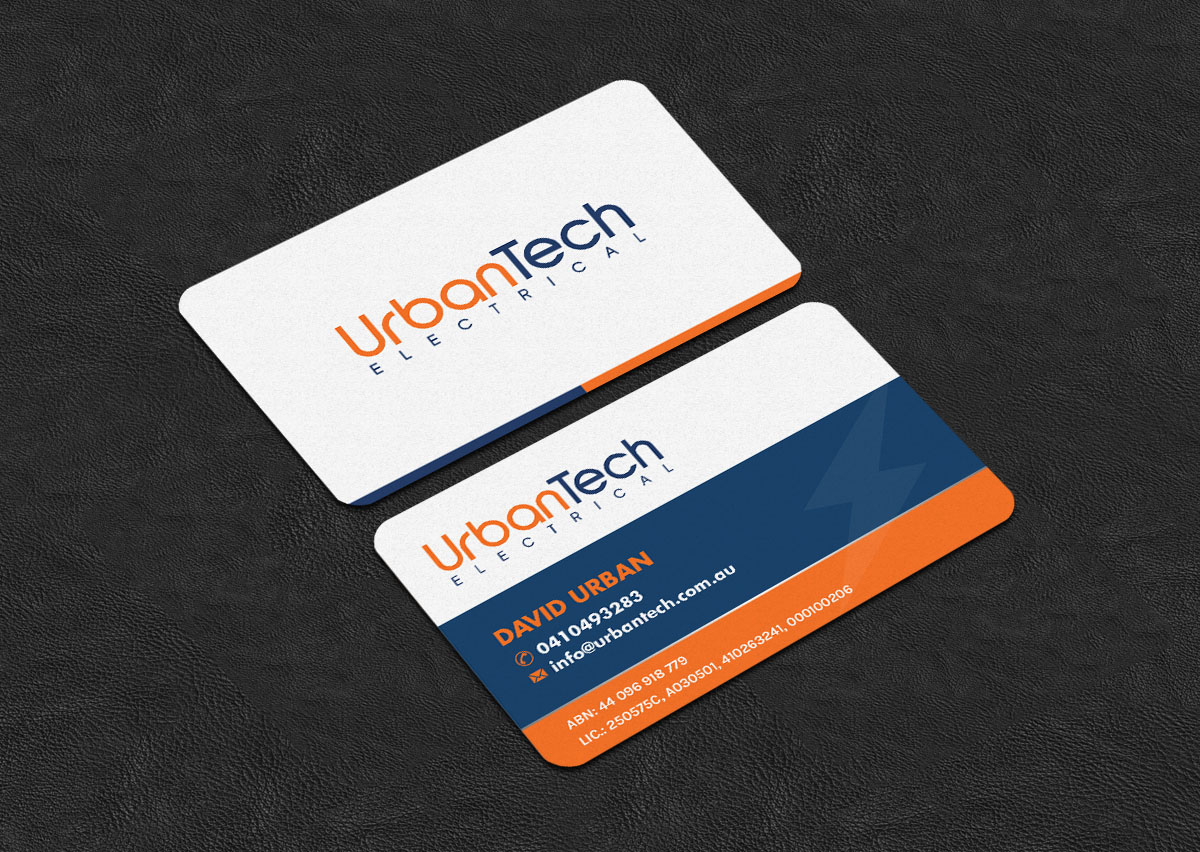 Design de Carte de Visite par INDIAN_Ashok pour Urbantech electrical | Design #33960057