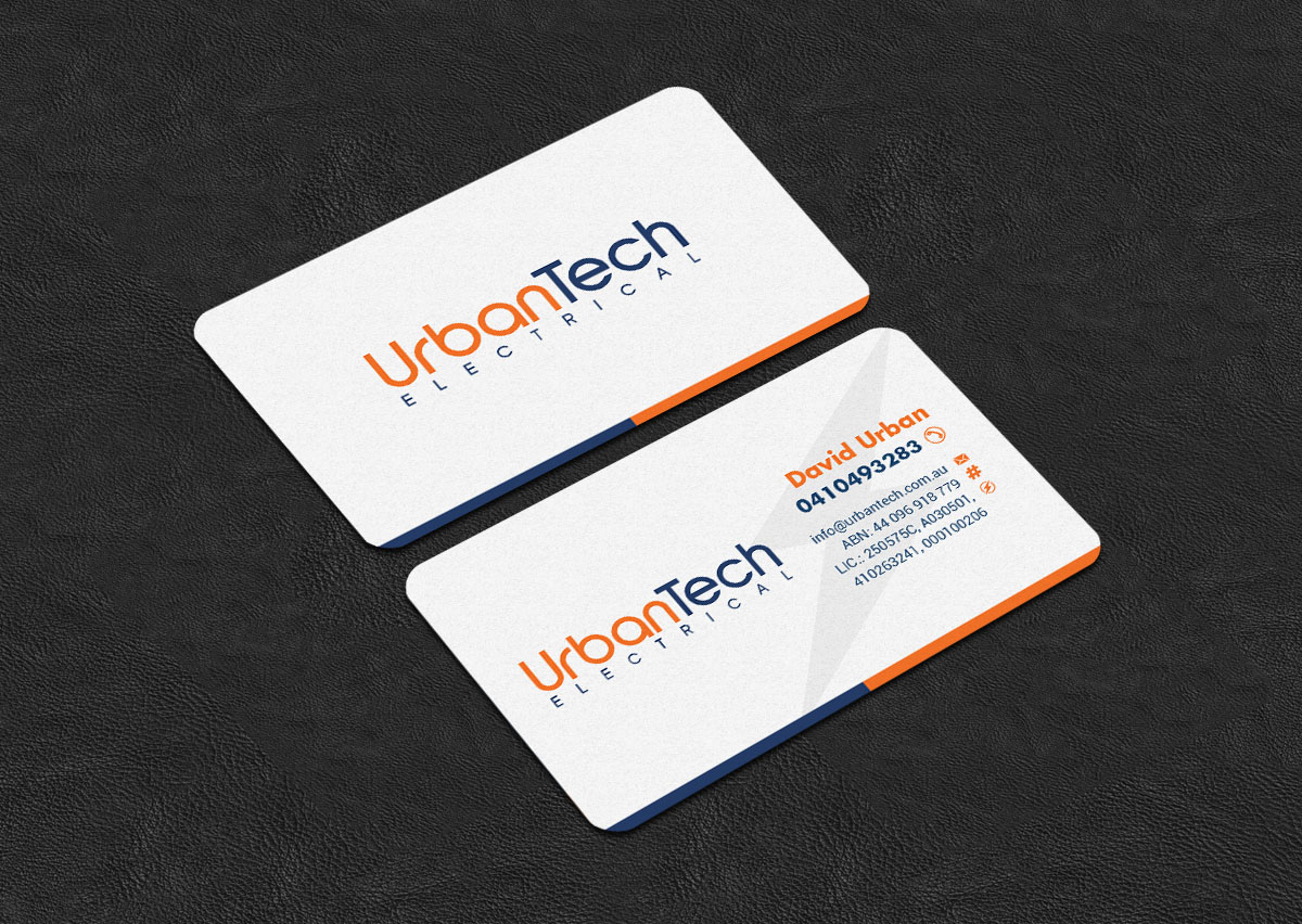 Design de Carte de Visite par INDIAN_Ashok pour Urbantech electrical | Design #33960059