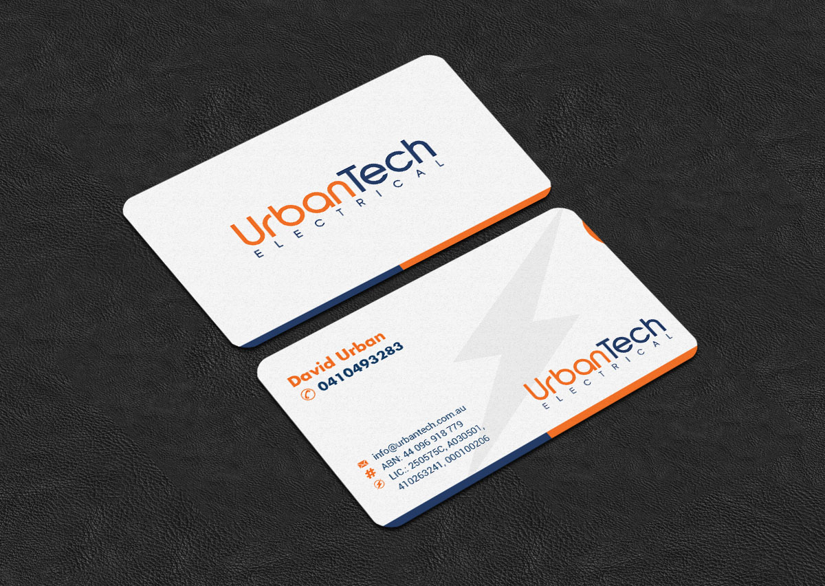 Design de Carte de Visite par INDIAN_Ashok pour Urbantech electrical | Design #33960060