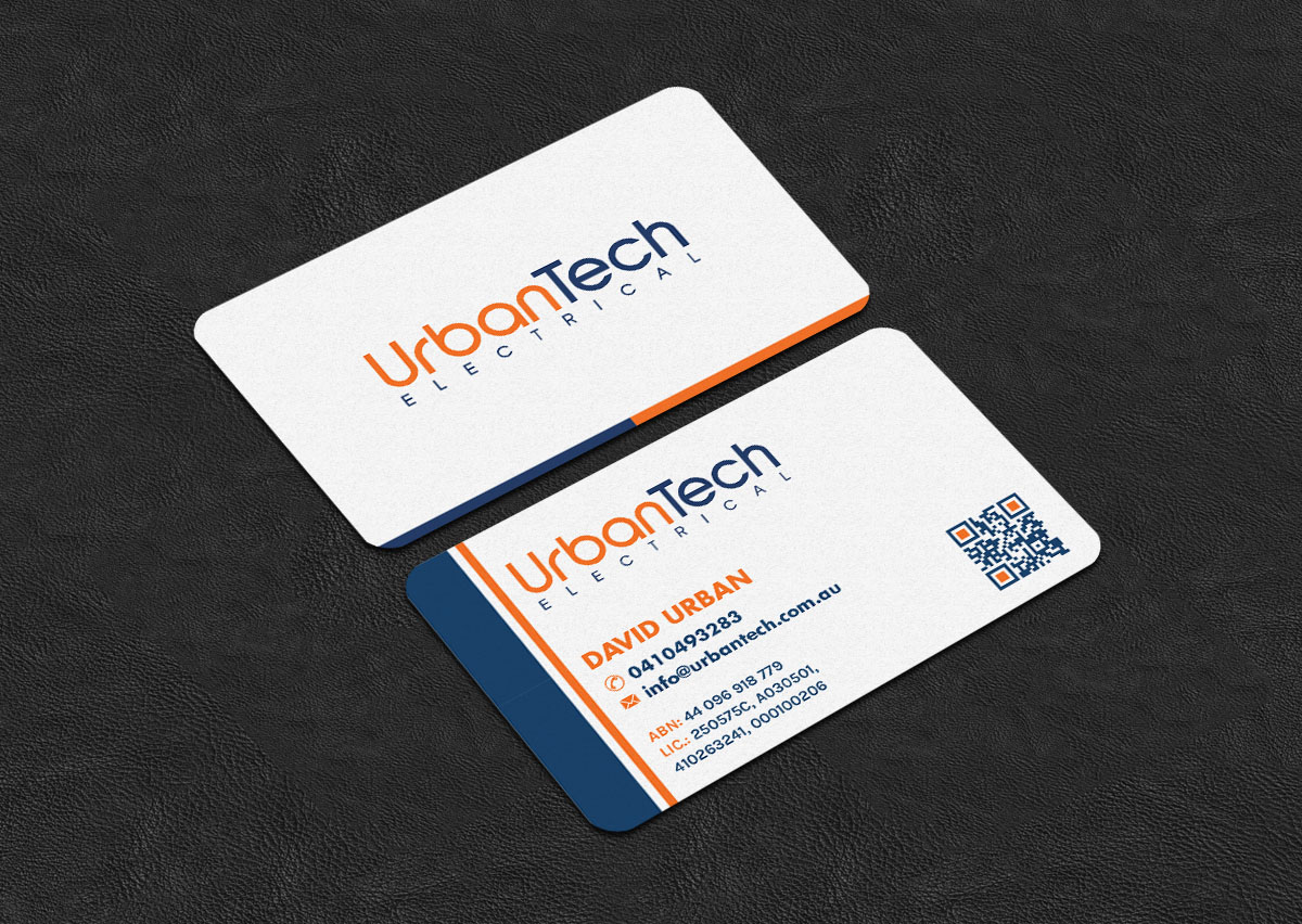 Design de Carte de Visite par INDIAN_Ashok pour Urbantech electrical | Design #33960062