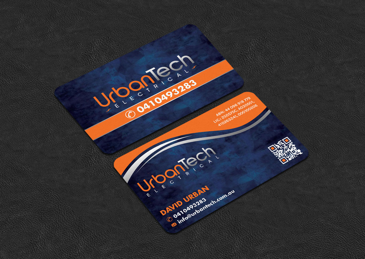Design de Carte de Visite par INDIAN_Ashok pour Urbantech electrical | Design #33960063