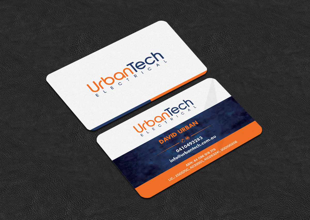 Design de Carte de Visite par INDIAN_Ashok pour Urbantech electrical | Design #33960064