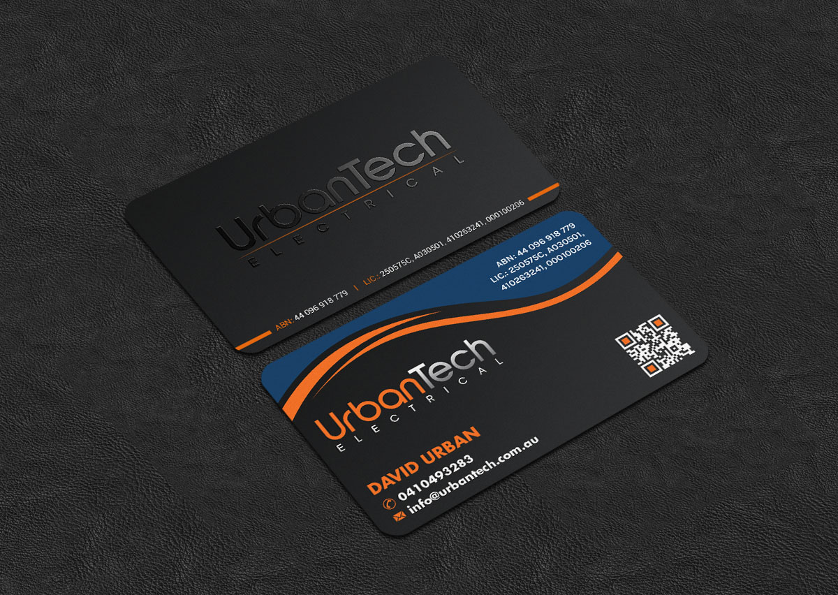 Design de Carte de Visite par INDIAN_Ashok pour Urbantech electrical | Design #33960072
