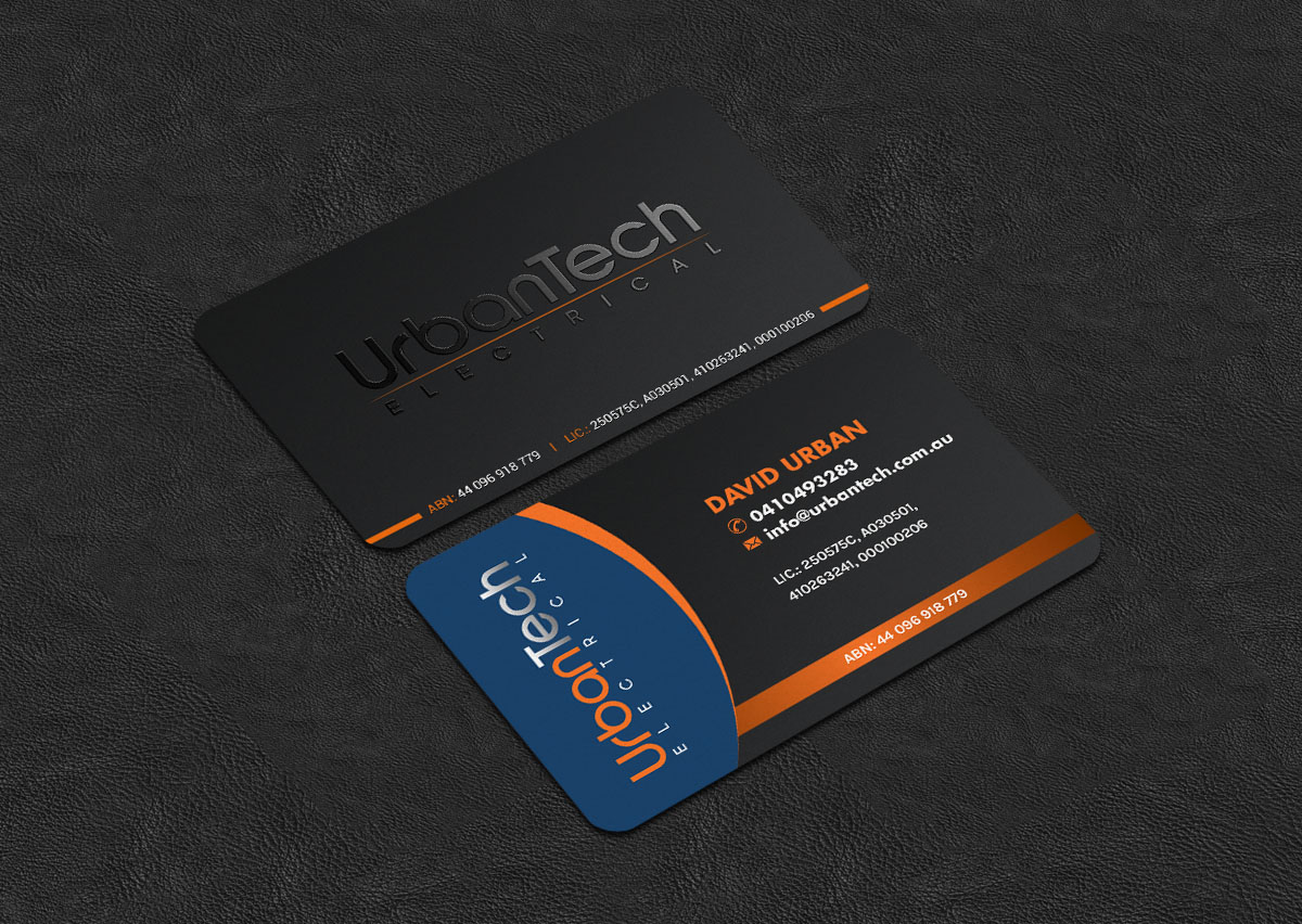 Design de Carte de Visite par INDIAN_Ashok pour Urbantech electrical | Design #33960076
