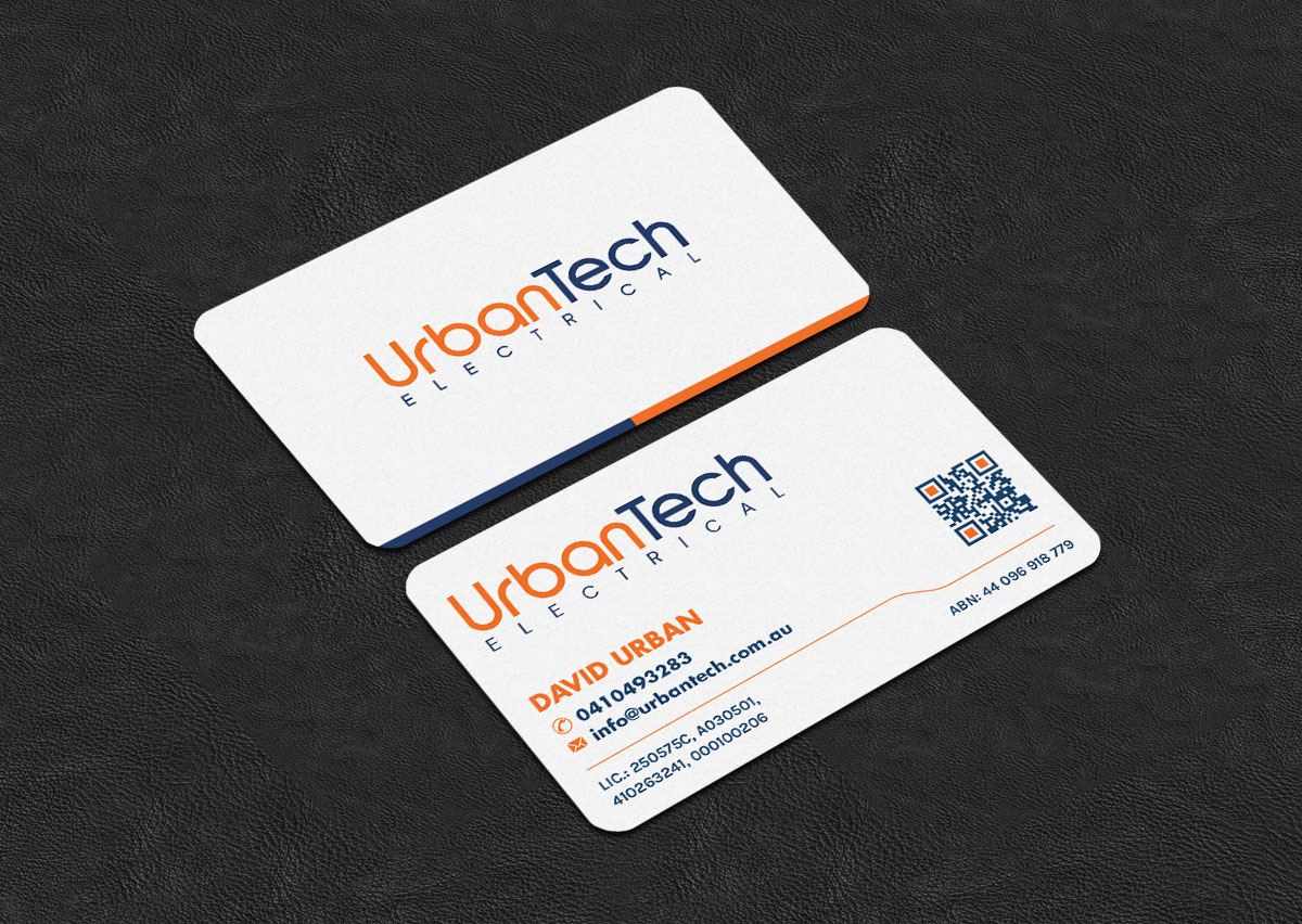 Design de Carte de Visite par INDIAN_Ashok pour Urbantech electrical | Design #33960077