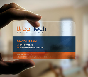 Design de Carte de Visite par INDIAN_Ashok pour Urbantech electrical | Design : #33960083