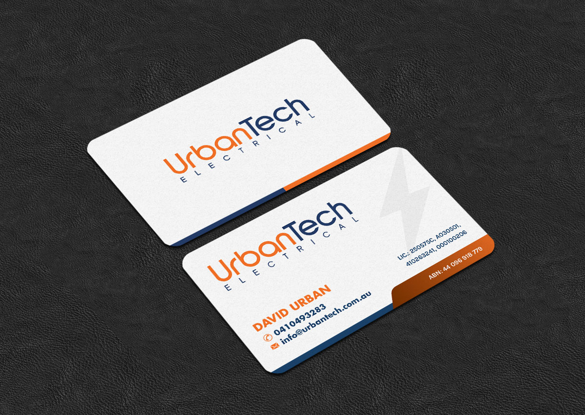 Design de Carte de Visite par INDIAN_Ashok pour Urbantech electrical | Design #33960084