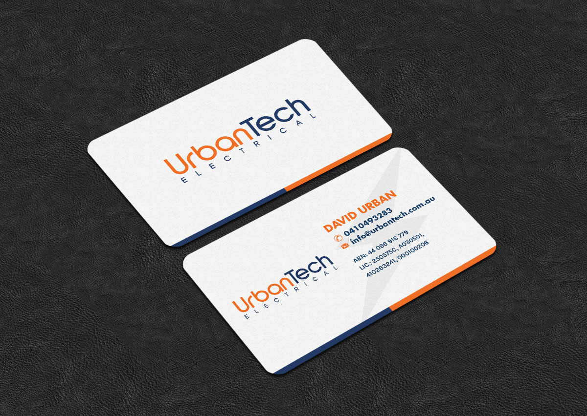 Design de Carte de Visite par INDIAN_Ashok pour Urbantech electrical | Design #33960088