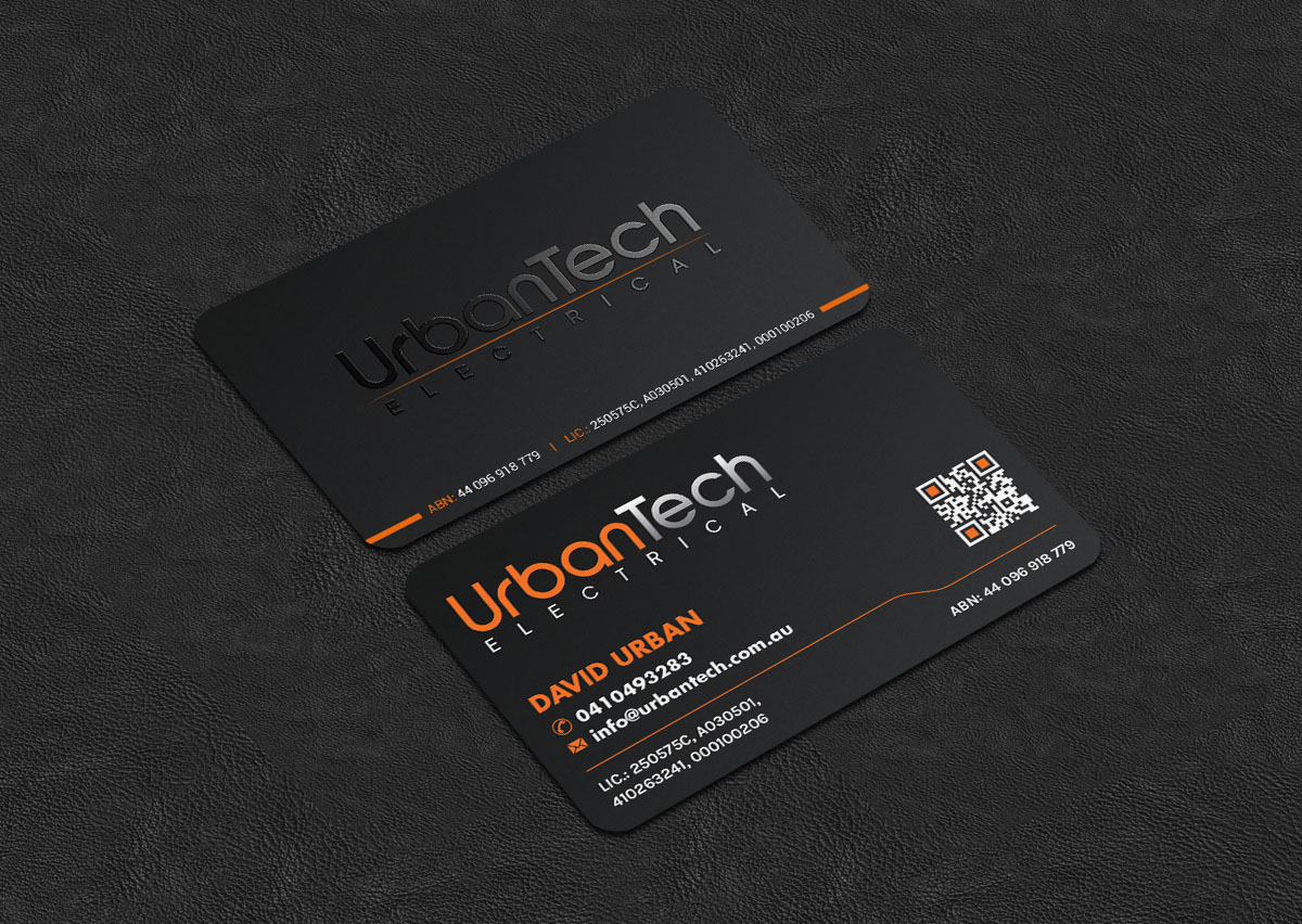Design de Carte de Visite par INDIAN_Ashok pour Urbantech electrical | Design #33960090