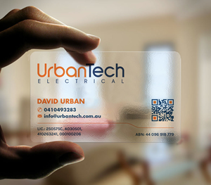 Design de Carte de Visite par INDIAN_Ashok pour Urbantech electrical | Design : #33960094