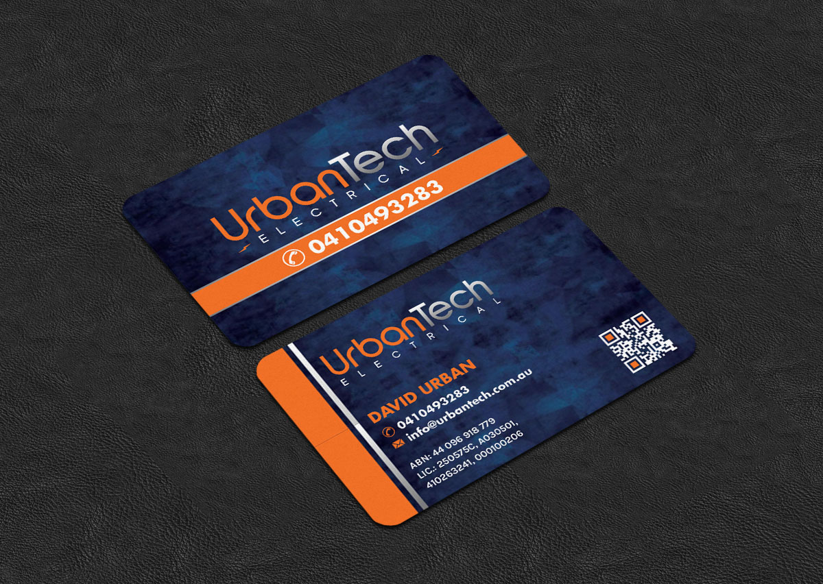Design de Carte de Visite par INDIAN_Ashok pour Urbantech electrical | Design #33960095