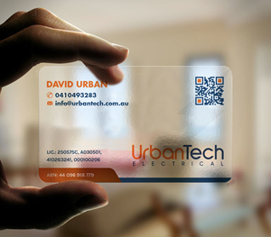 Design de Carte de Visite par INDIAN_Ashok pour Urbantech electrical | Design : #33960108