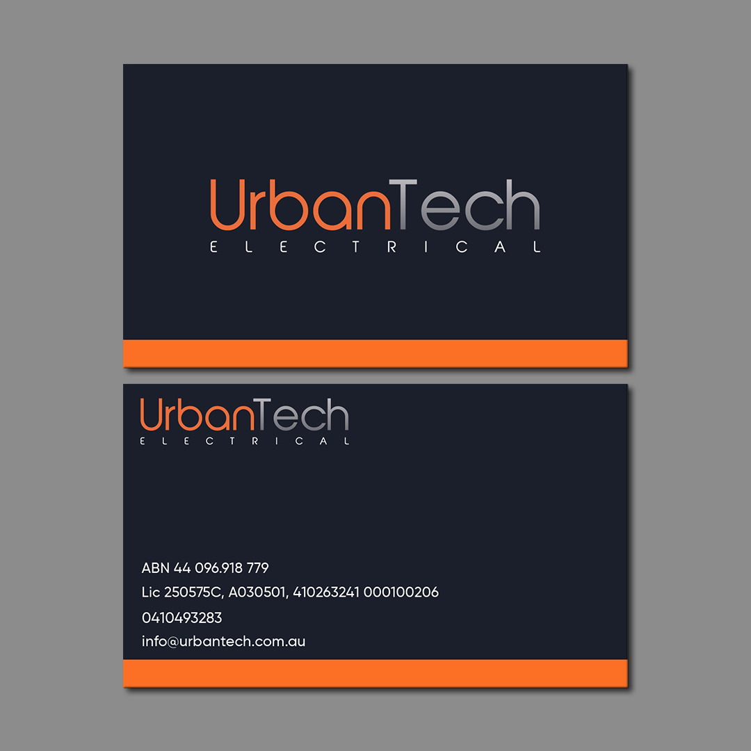 Business Card Design by davera.varun for Urbantech electrical | Design #33957404