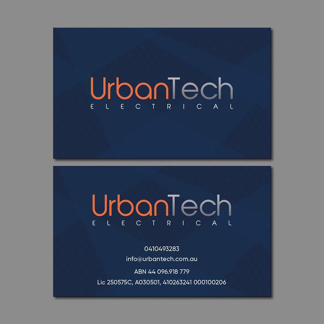 Business Card Design by davera.varun for Urbantech electrical | Design #33957405